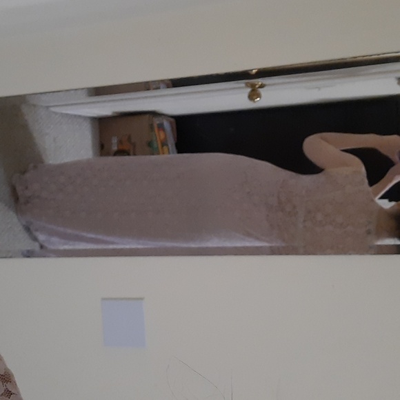 Dusty lilac purple lace dress size S - Picture 6 of 6